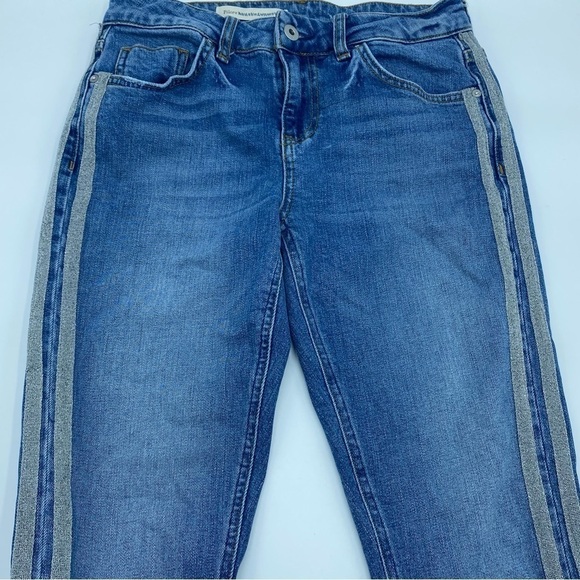 Anthropology Pilcro and the Letterpress Side Stripe Raw Hem Skinny Jeans - Picture 7 of 9